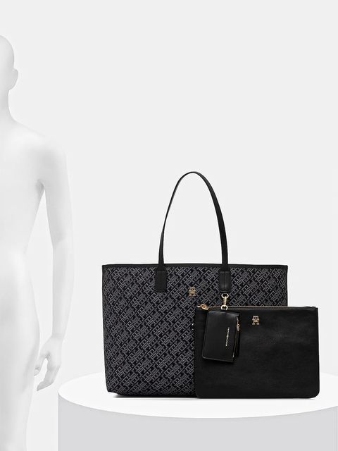 Tommy Hilfiger torebka kolor czarny AW0AW17688