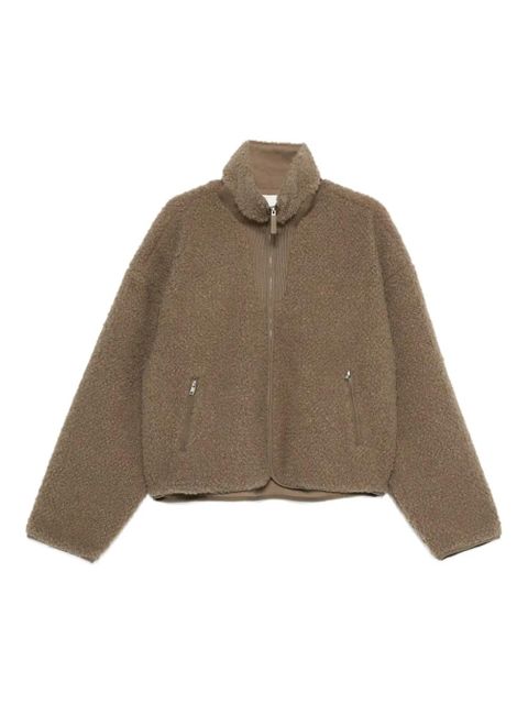 ENTIRE STUDIOS Ef faux-fut zip jacket - Brown - zdjęcie produktu nr 1