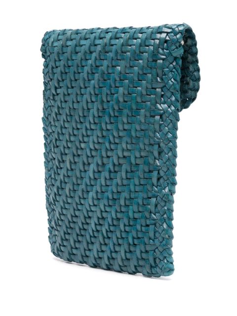 DRAGON DIFFUSION interwoven-design crossbody bag - Blue