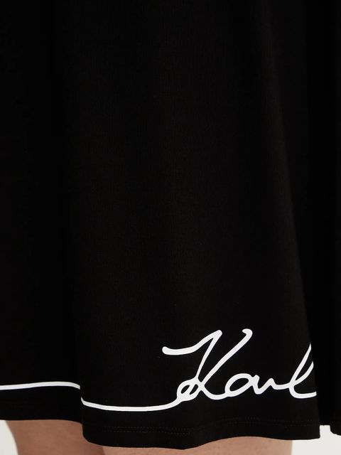 Karl Lagerfeld koszula nocna damska kolor czarny B1W45009 - zdjęcie produktu nr 2