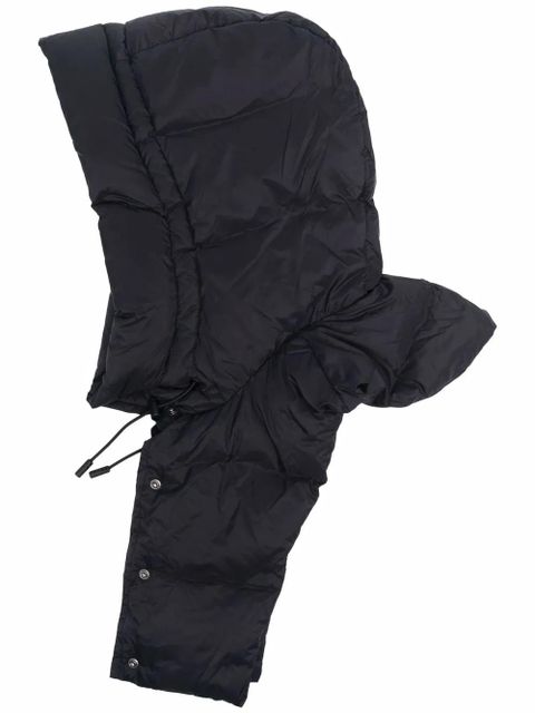 Yves Salomon padded drawstring hood - Black - zdjęcie produktu nr 1