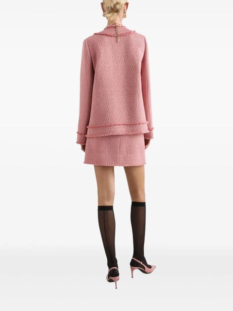 Dolce & Gabbana DNA logo-devoré shirt - Pink