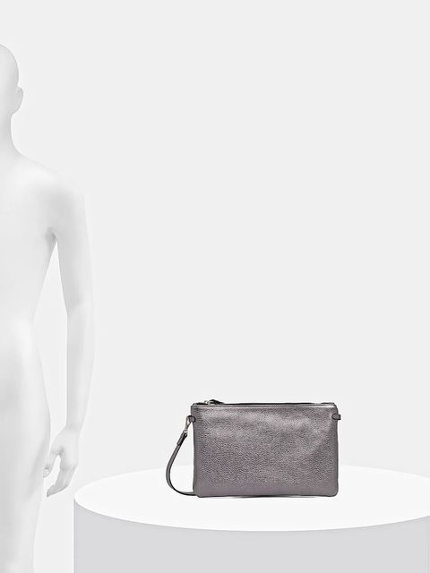 Gianni Chiarini torebka skórzana HERMY kolor srebrny BS.3695.GRN.LM