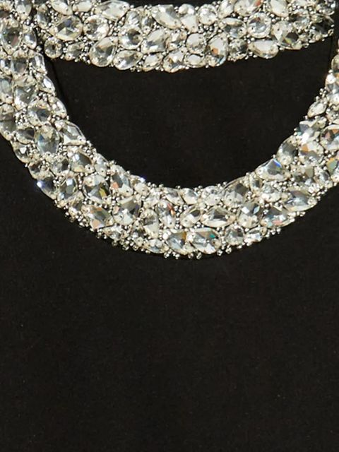 Balmain crystal-embellished maxi dress - Black