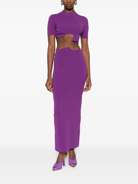 Christopher Esber Maparradita ribbed T-shirt - Purple - zdjęcie produktu nr 2