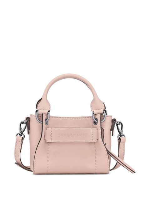 Longchamp mini 3D leather shoulder bag - Pink - zdjęcie produktu nr 1