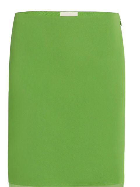 KHAITE layered skirt - Green - zdjęcie produktu nr 2