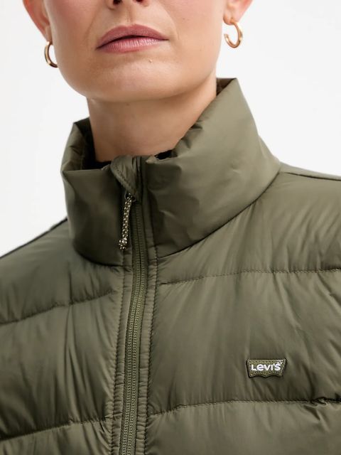 Levi's kurtka puchowa damska kolor zielony A8320