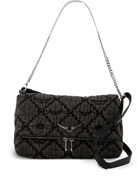 Zadig&Voltaire mini Rocky II quilted shoulder bag - Black - zdjęcie produktu nr 1