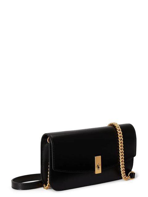 Polo Ralph Lauren portfel skórzany damski kolor czarny 427P04993 - zdjęcie produktu nr 2