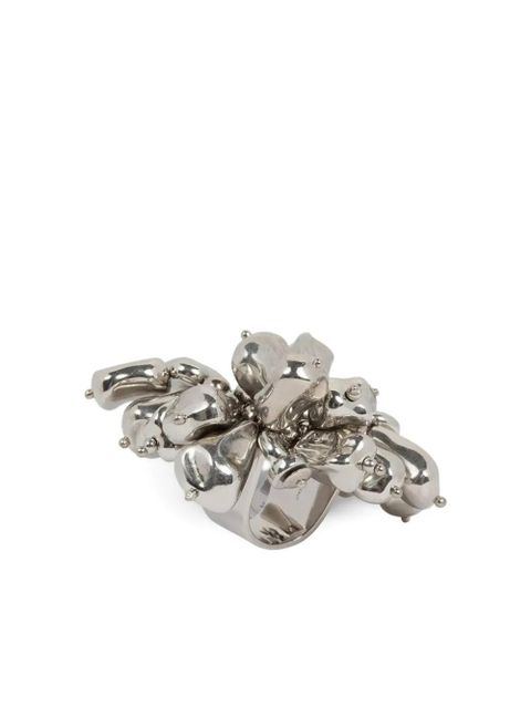 DRIES VAN NOTEN beaded ring - Silver