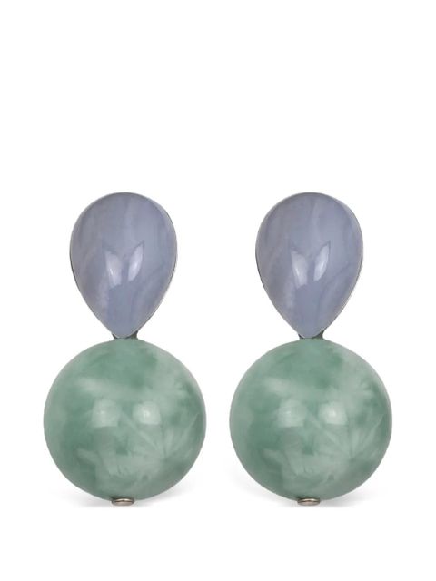 Jennifer Behr Allison jade stone earrings - Green - zdjęcie produktu nr 1