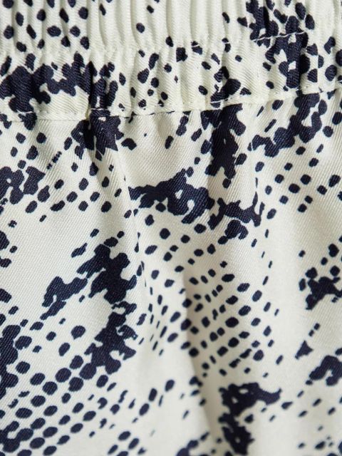 Tory Burch print-embellished shorts - White