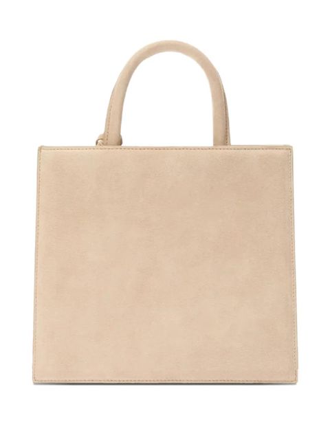 MC2 Saint Barth Midi Shop logo patch tote bag - Neutrals