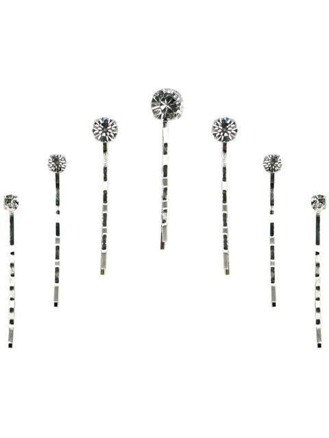 Jennifer Behr Misha bobby pin set - Silver - zdjęcie produktu nr 1