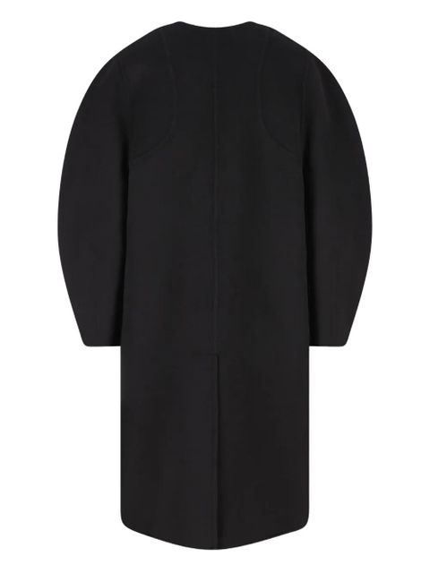 FENDI puff-sleeve velvet-pocket coat - Black - zdjęcie produktu nr 2