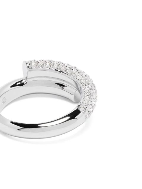 Swarovski Dextera crystal-embellished ring - Silver