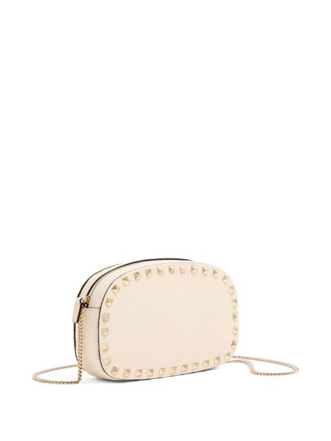 Valentino Garavani Rockstud embellished cross bag - Neutrals