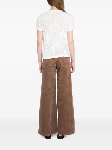 Zadig&Voltaire star-print short-sleeve T-shirt - Neutrals