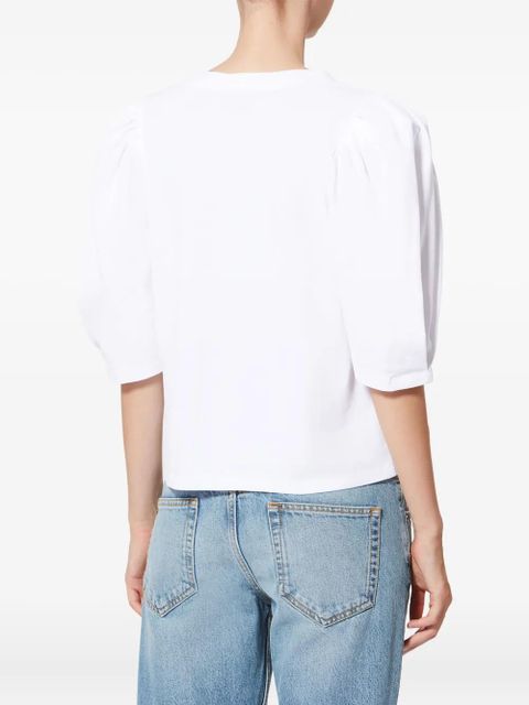 ISABEL MARANT Maeliss Tee puff-sleeve T-shirt - White