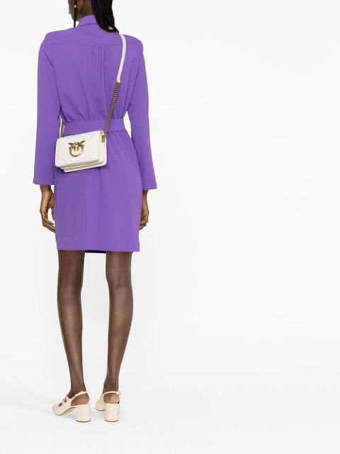 PINKO Love Birds-buckle crossbody bag - White - zdjęcie produktu nr 2