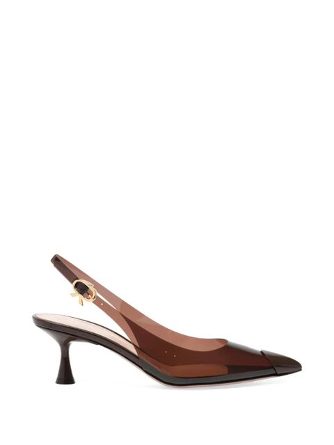 Gianvito Rossi Diana 85 pointed-toe sandals - White - zdjęcie produktu nr 1