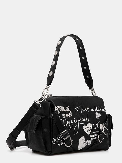 Desigual torebka SESHAT HABANA kolor czarny 25WAXPA6 - zdjęcie produktu nr 2