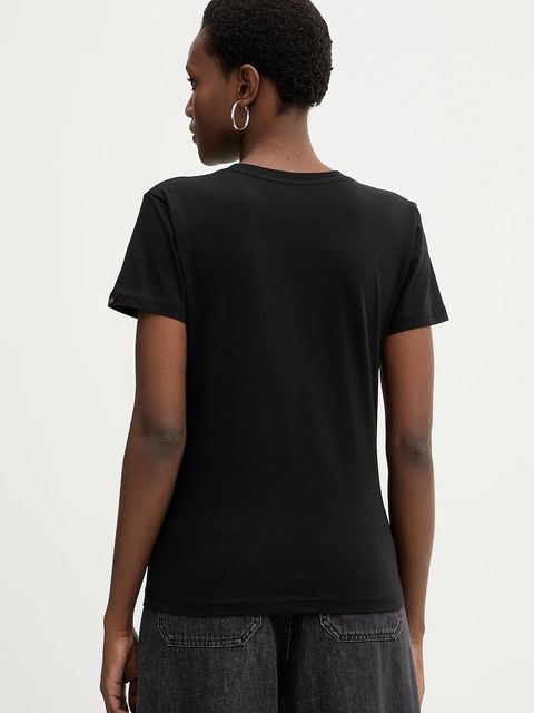 Alpha Industries t-shirt bawełniany Basic BL Mirror Leo W - zdjęcie produktu nr 2