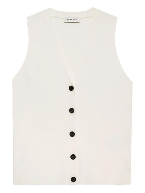 ANINE BING Lawrence vest - Neutrals - zdjęcie produktu nr 1