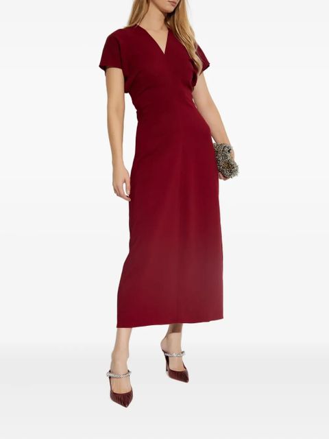 ANINE BING Zadig V-neck midi dress - Red - zdjęcie produktu nr 2