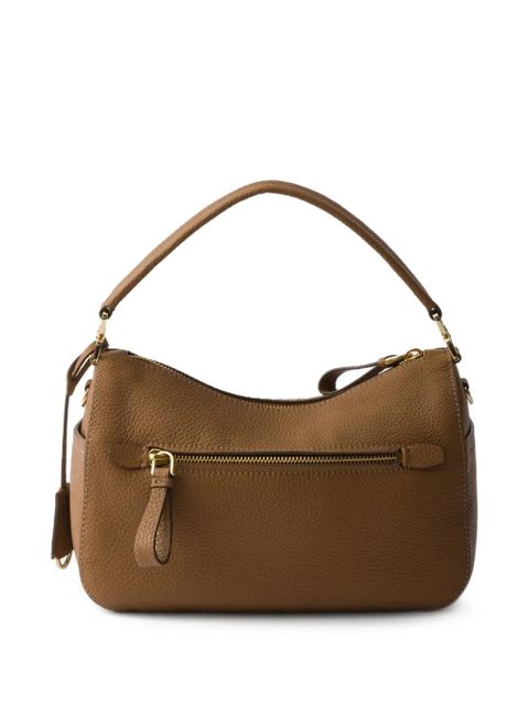 Prada small leather shoulder bag - Brown