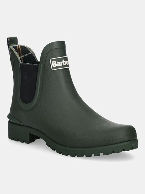 Barbour kalosze Wilton damskie kolor zielony LRF0066OL11 - zdjęcie produktu nr 1