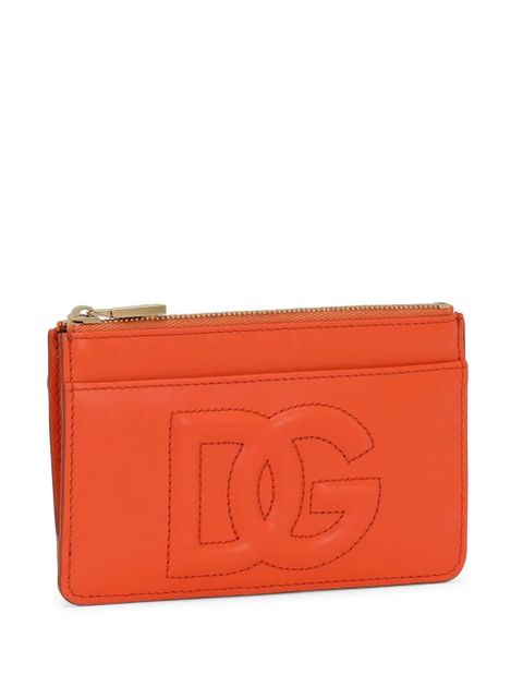 Dolce & Gabbana DG-logo zipped leather wallet - Orange - zdjęcie produktu nr 2