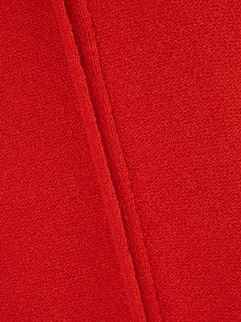 Sportmax draped-design asymmetric dress - Red