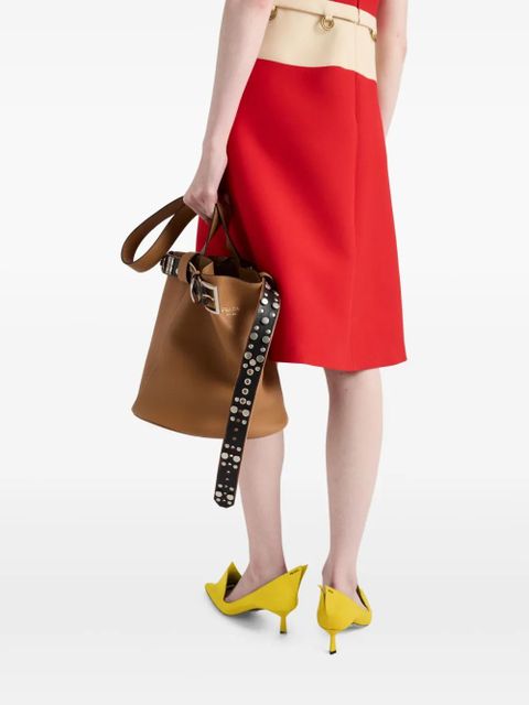 Prada Buckle bucket bag - Brown