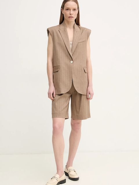 La Petite Française szorty z domieszką lnu SOLANGE