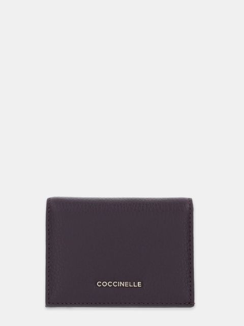 Coccinelle portfel skórzany damski kolor fioletowy E2 MW5 17 21 01 - zdjęcie produktu nr 1