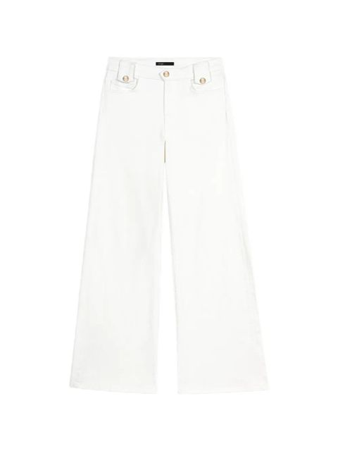 Maje flared denim jeans - White - zdjęcie produktu nr 1