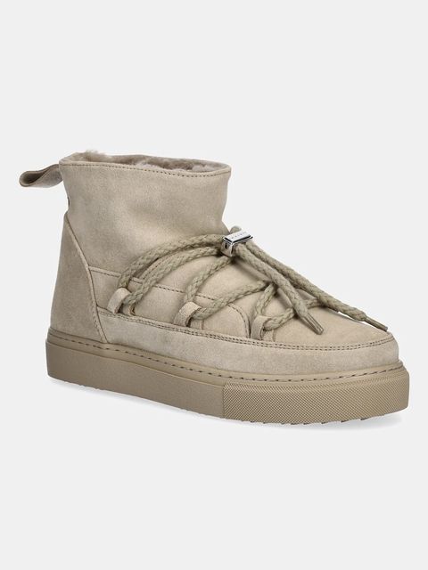 Inuikii śniegowce zamszowe Classic Low kolor zielony 1001.001.0092.356 - zdjęcie produktu nr 1