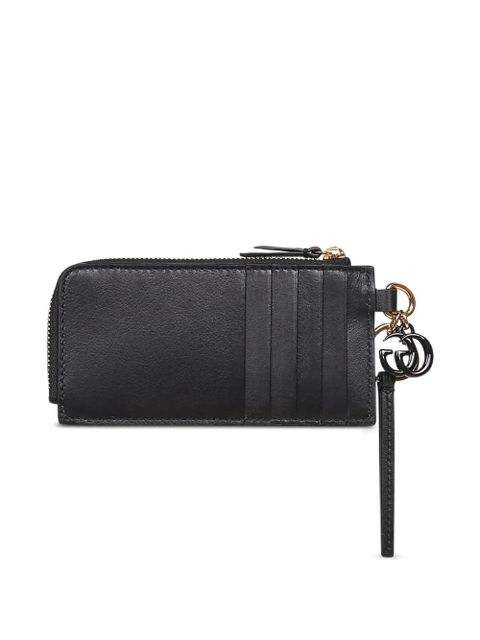 Gucci logo-charm card case - Black