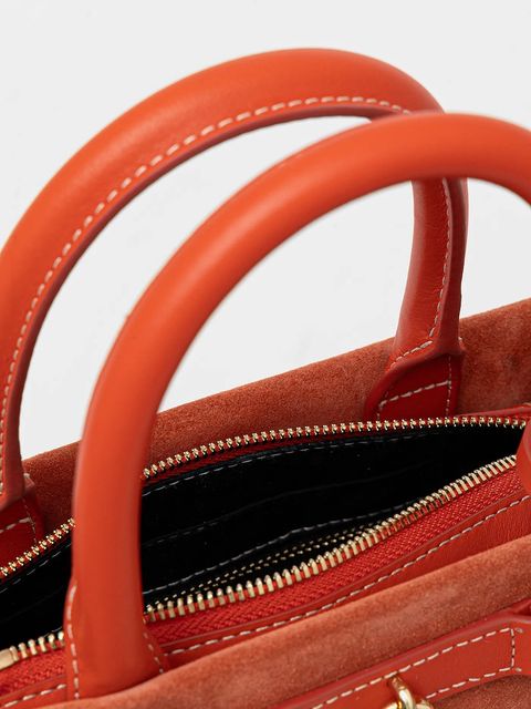 Tommy Hilfiger torebka zamszowa