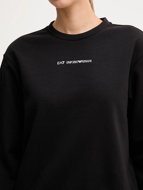 EA7 Emporio Armani bluza damska kolor czarny z nadrukiem AF10443.7W000799