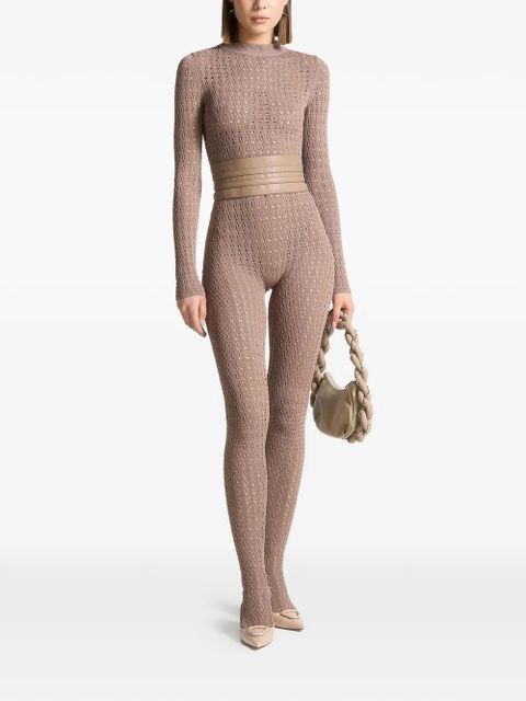 Manière De Voir Chantal detachable-belt jumpsuit - Neutrals - zdjęcie produktu nr 2