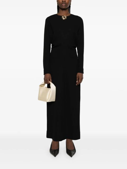 TOTEME slouch-waist maxi dress - Black