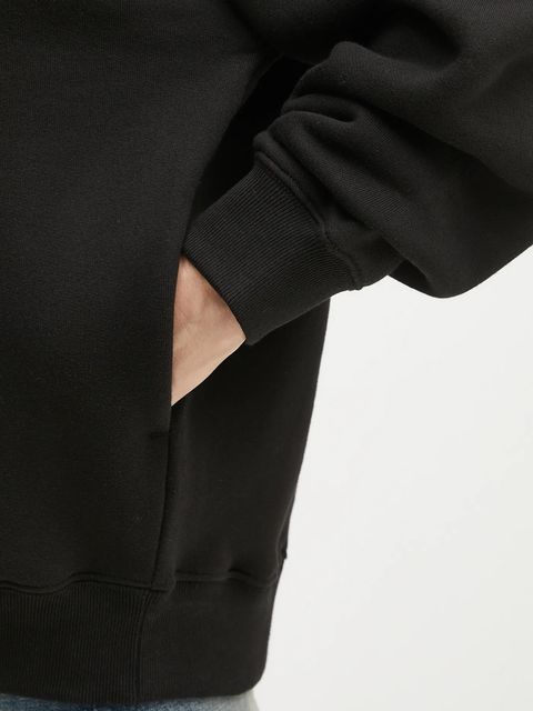 Kenzo bluza bawełniana Boke Flower 2.0 damska kolor czarny z kapturem z aplikacją FF52SW1754MB.99J