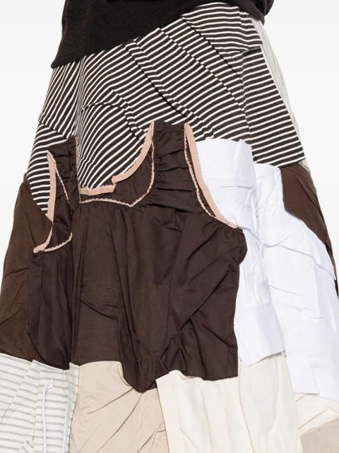 Moschino patchwork midi skirt - Neutrals