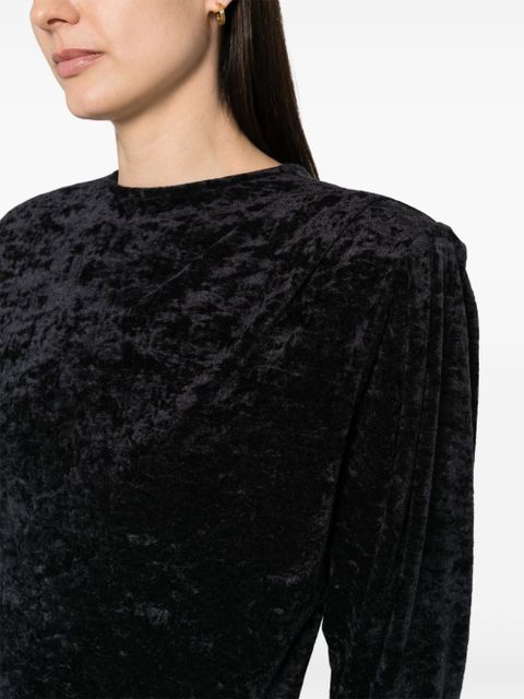 MARANT ÉTOILE Hadley velvet dress - Black