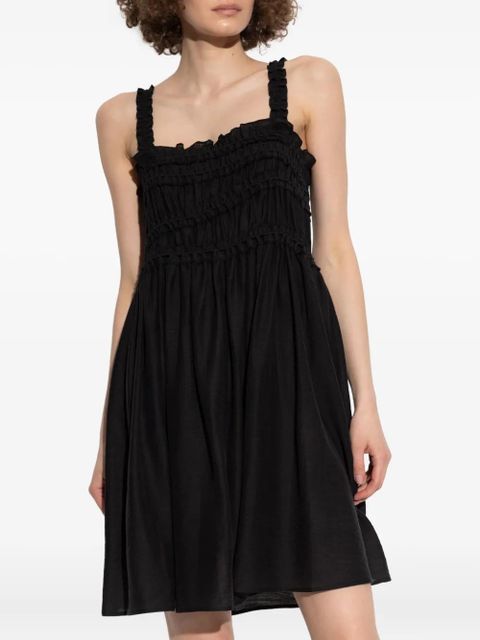 Tory Burch smocked strap dress - Black