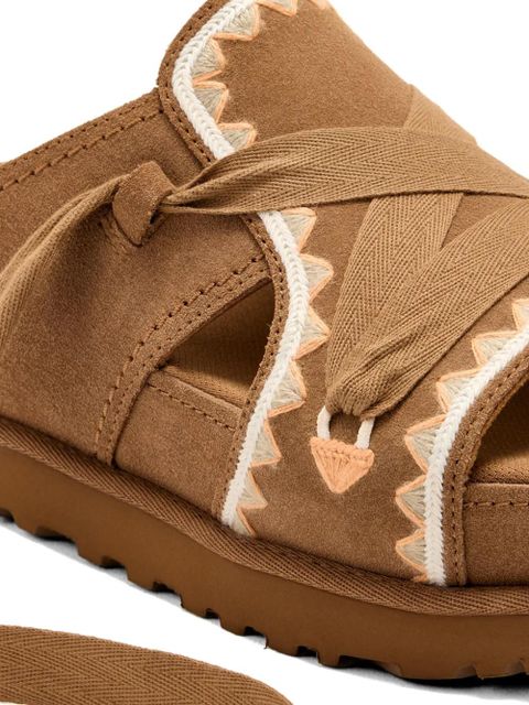 UGG Goldenstar Hi Artistitch sandals - Brown