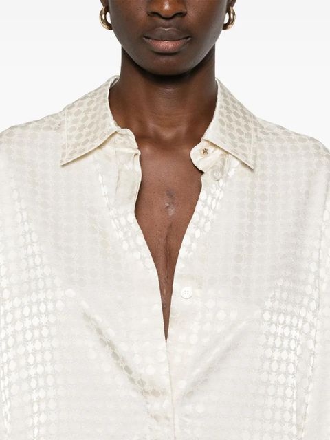 AMIRI MA-monogram shirt - Neutrals